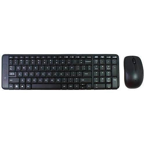 LOGITECH MK220 KABLOSUZ SET MM Q TR USB SYAH 920-003163