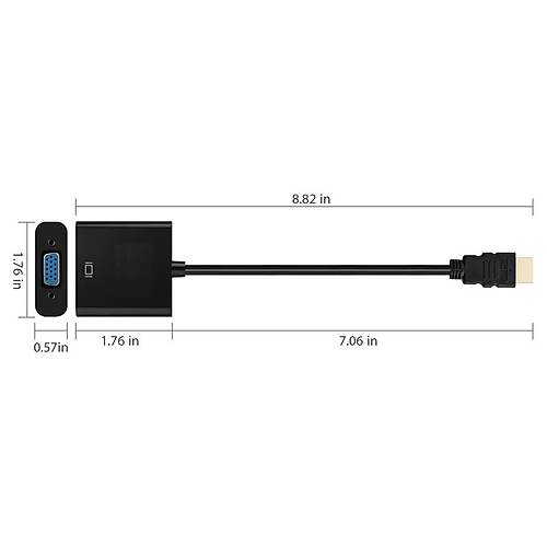 CODEGEN CDG-CNV31 HDMI TO VGA EVRC ADAPTR
