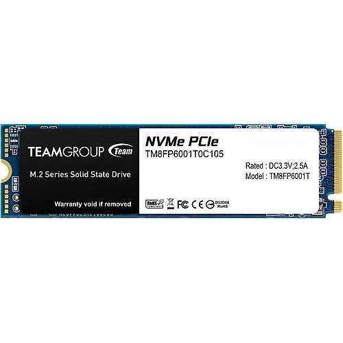 Team MP33 512GB 1800/1500MB/s NVMe PCIe M.2 Gen3x4 SSD Disk (TM8FP6512G0C101)