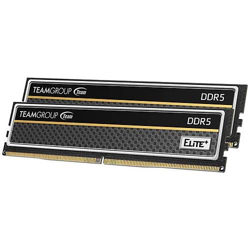 Team Elite Plus Black 16 GB (2x8GB) 4800MHz CL40 DDR5 Gaming Ram TPBD516G4800HC40DC016 