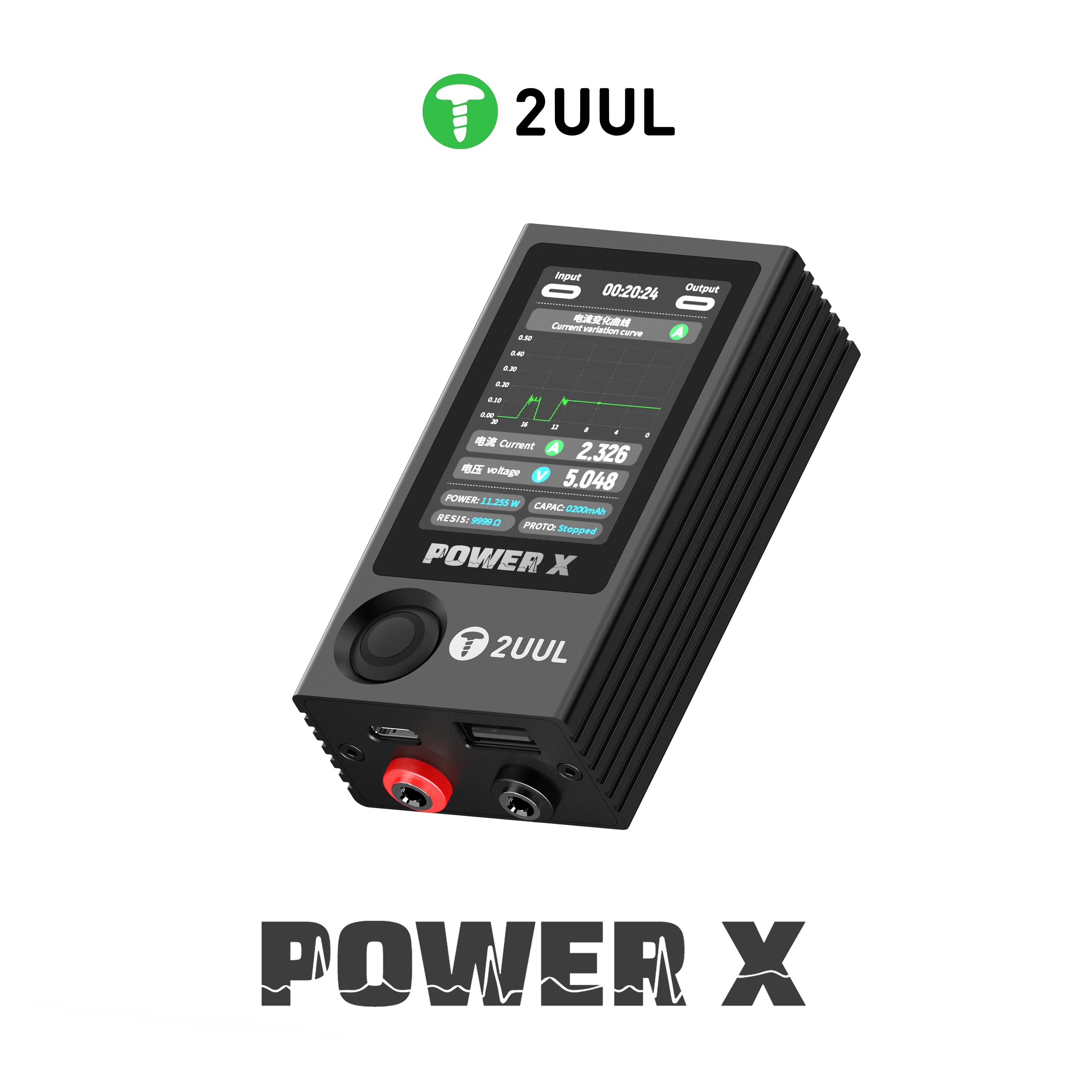2UUL PW11 Ekranlı Amper-Voltaj Ölçer