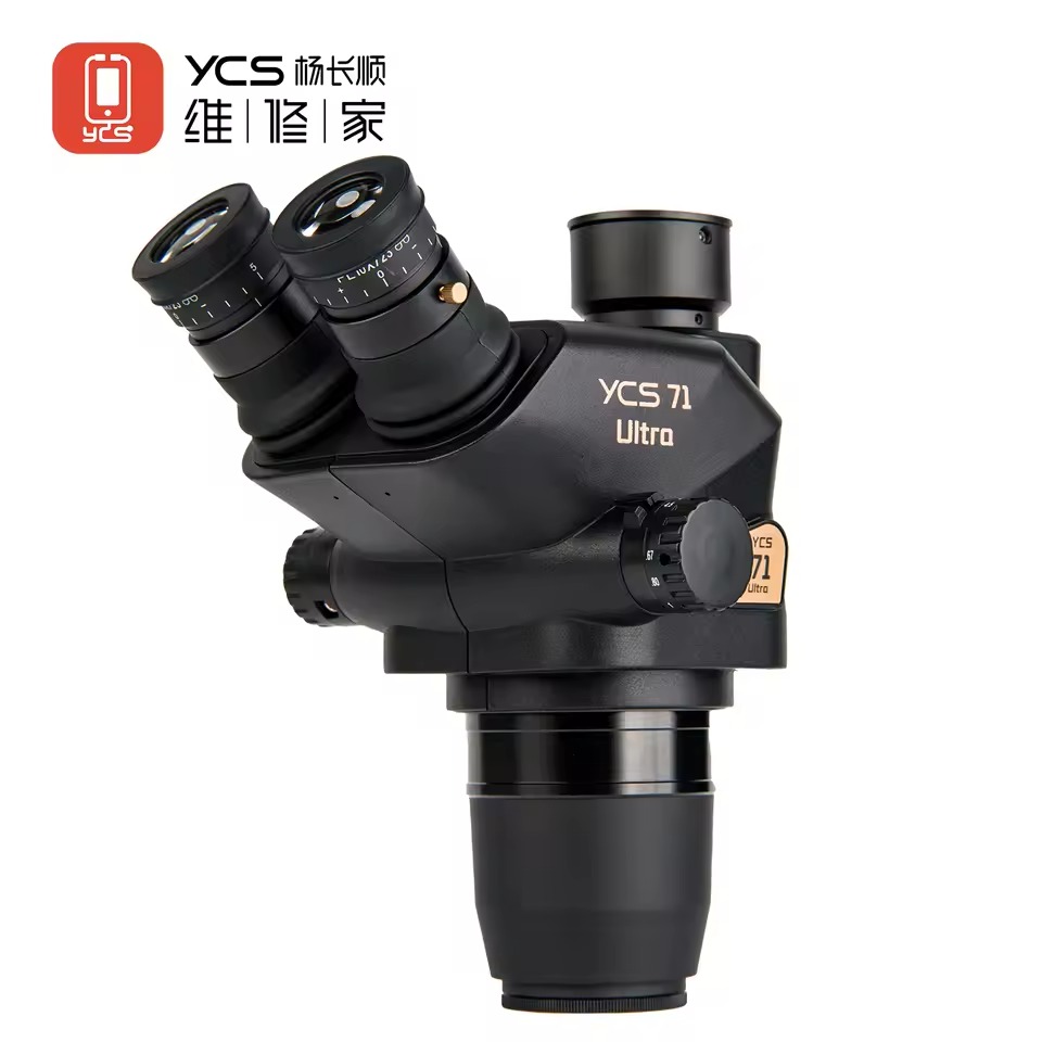 YCS 71 Ultra Trinocular Mikroskop Başlığı (0.67X - 45X Zoom)