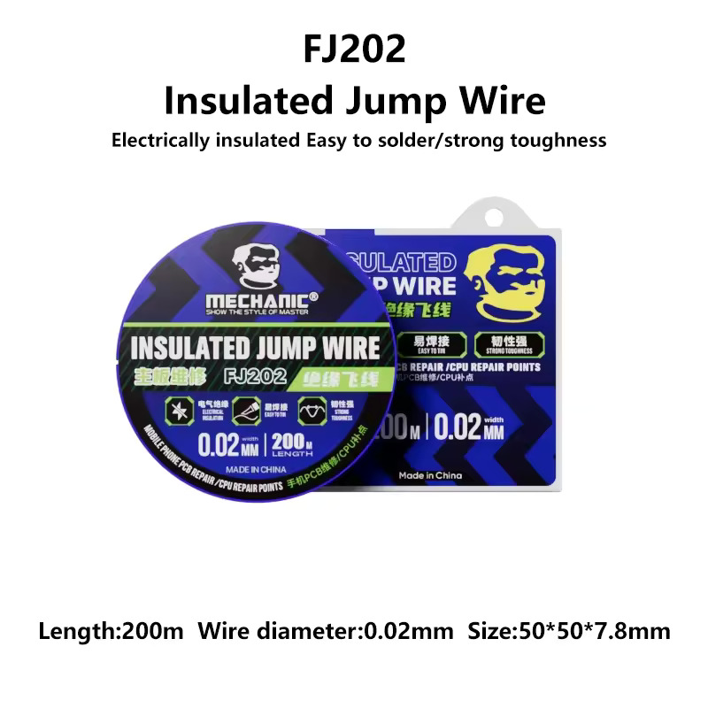 Mechanic FJ202 Yol Çekme Teli (0.02mm / 100M)