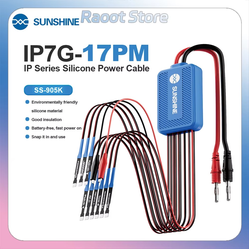 Sunshine SS-905K iPhone Power Kablo (7-17ProMax arası modelleri destekler!)