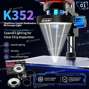 JTX K532 Mikroskop Lambas� (352 Led / G�lgesiz Ayd�nlatma)