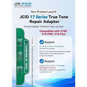 JC V1SE iPhone 17/17Air/17Pro/17Promax Serisi True Tone Repair Bordu