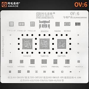 Amaoe OV 6 / 460 / SM4250 / 720G / SM7125 / 662 / SM6115 CPU / OPPO / A32 / V�VO / Y30 / Y31 / IQ00-U1 / U1X /