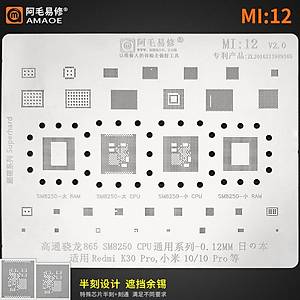 Amaoe Mi 12 Kal�p (865/SM8250/Redmi K30/K30 Pro/10/10Pro/Pocophone F2 Pro/F2 Pro)