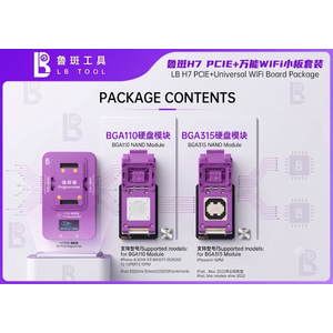 LUBAN H7 Nand Programlay�c� + BGA 110 + BGA315 Mod�l