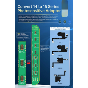 JC V1SE iPhone 15/15Plus/15Pro/15Promax Photosensitive FPC Convert Adapt�r
