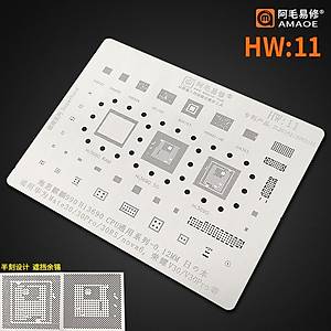 Amaoe HW 11 / 990 Hi3690 CPU / Mate30 / 30Pro / 30RS / Nova6 / V30 / V30Pro BGA Stencil HI3690 6280