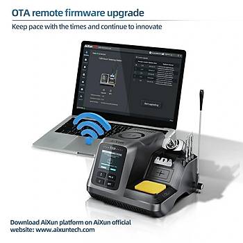 Aixun T320 stasyonlu Havya (T210 Serisi El Tutama ile birlikte gnderilir.)