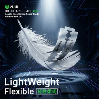 2UUL Ekran Jileti BB Shark Blade #01 (100'l� paket)