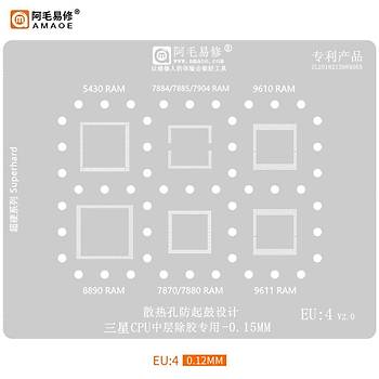 Samsung ve Huawei ��lemci Kal�p Seti (Amaoe M�knat�sl� Tabla ve Ped Seti ile birlikte g�nderilir!) (8 Adet Kal�p)