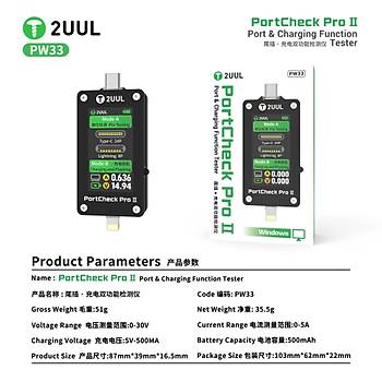 2UUL PW33 PortCheck Pro 2