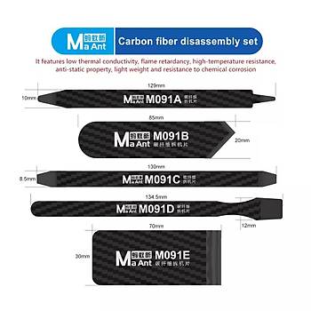 Ma Ant M091 Karbon Fiber Spatula Seti