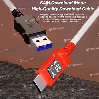 Mr.Yang MY-P010 Samsung Kablo (USB to Type-C Download Mode Engineering Kablo) (Samsung Galaxy S8 to S25 / Note 8 to Note 20 / A53)