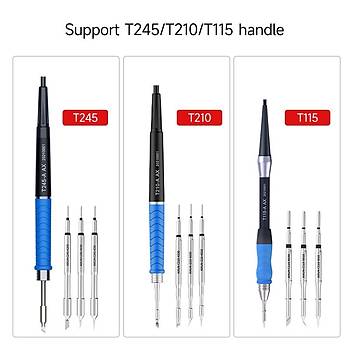 Aixun T420D stasyonlu Havya ( 1 Adet C210 , 1 Adet C115 U le )