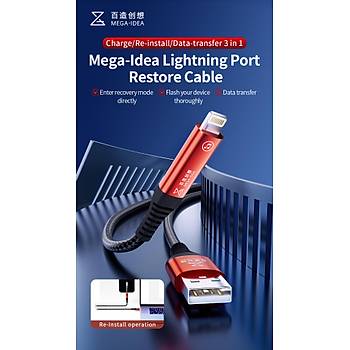 Mega-Idea Lightning PortRestore Cable  (DFU Mod Adaptör)