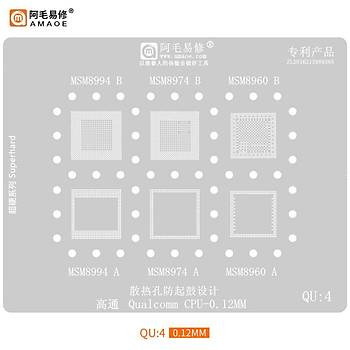 Qualcomm ��lemci Kal�p Seti (Amaoe M�knat�sl� Tabla ve Ped Seti ile birlikte g�nderilir!) (19 Adet Kal�p)
