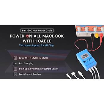 BAÝYÝ BY-3200 MacBook 3 in 1 Power Kablo