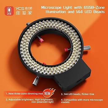 YCS 6558 Zone 144 Ledli Mikroskop Lambas� (Ayarlanabilir Led Panel)