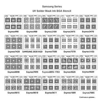 Qianli Solder Mask Pad Lehim ablonu (Samsung)