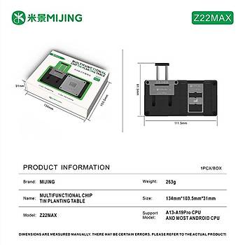 Mijing Z22 Max Entegre Tutucu ve Entegre Kal�p Seti (iPhone A13 - A19Pro)