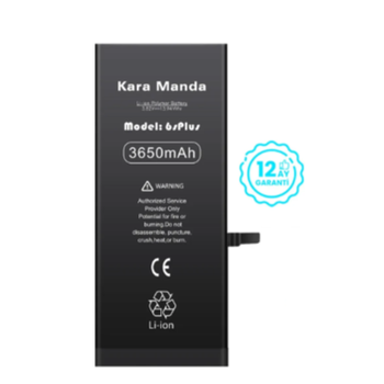 KARA MANDA iPhone 6SP Batarya (3650 mAh) (1 Yl Garanti)