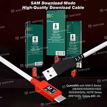 Mr.Yang MY-P010 Samsung Kablo (USB to Type-C Download Mode Engineering Kablo) (Samsung Galaxy S8 to S25 / Note 8 to Note 20 / A53)