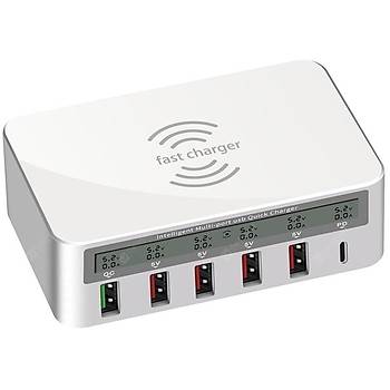 USB Fast Charger Qualcomm 3.0 (Kablosuz arj) (6 kl)