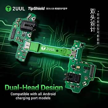 2UUL TS01 �ift Ba�l�kl� �arj Soketi Koruma Aparat� (Type-c ve Micro Usb)