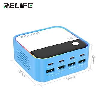 Relife Q2 8 Port USB Fast Charger (120W )