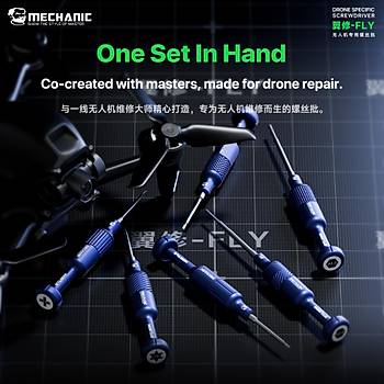 Mechanic Drone Tornavida Seti (6in1) (Drone tamiri i�in �zel seri)