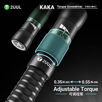 2UUL KaKa Torklu Tornavida Seti (Pentalobe 0.8mm / Philips 1.5mm / Tri-point 0.6mm)