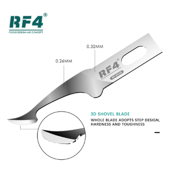 RF4 RF-KB11 Antistatik Fırça ve Neşter Seti