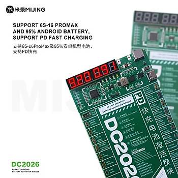 Mijing DC2026 Batarya �oklama