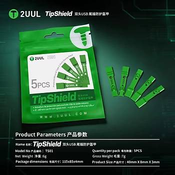 2UUL TS01 �ift Ba�l�kl� �arj Soketi Koruma Aparat� (Type-c ve Micro Usb)