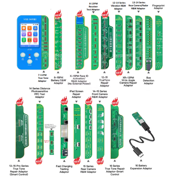 JC V1SE 18 in 1 (iPhone 16 Serisi True Tone Bordu / iPhone 16 Serisi Batarya Bordu)
