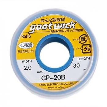 Gootwick CP-20B Lehim ekme Teli (30m / 2.0mm)