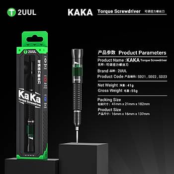 2UUL KaKa Torklu Tornavida Seti (Pentalobe 0.8mm / Philips 1.5mm / Tri-point 0.6mm)