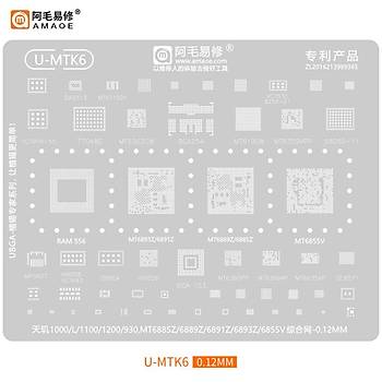 MediaTek ��lemci Kal�p Seti (Amaoe M�knat�sl� Tabla ve Ped Seti ile birlikte g�nderilir!) (21 Adet Kal�p)