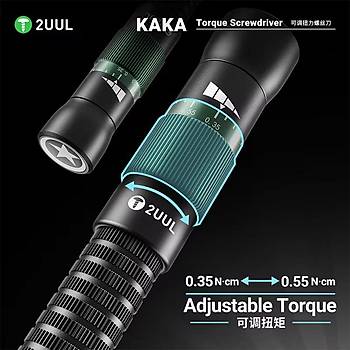 2UUL KaKa Torklu Tornavida Seti (Pentalobe 0.8mm / Philips 1.2mm ve 1.5mm / Tri-point 0.6mm)