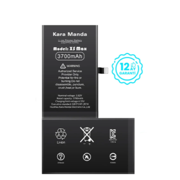 KARA MANDA iPhone XS Max Batarya (3700 mAh) (1 Yl Garanti)