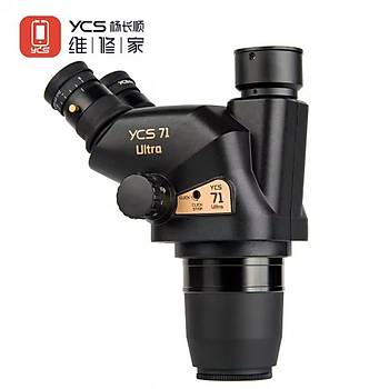 YCS 71 Ultra Trinocular Mikroskop Ba�l��� (0.67X - 45X Zoom)