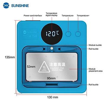 Sunshine SS-T12B Bord Is�t�c� (iPhone X-16PM / Face id / CPU / Kamera / Android universal)