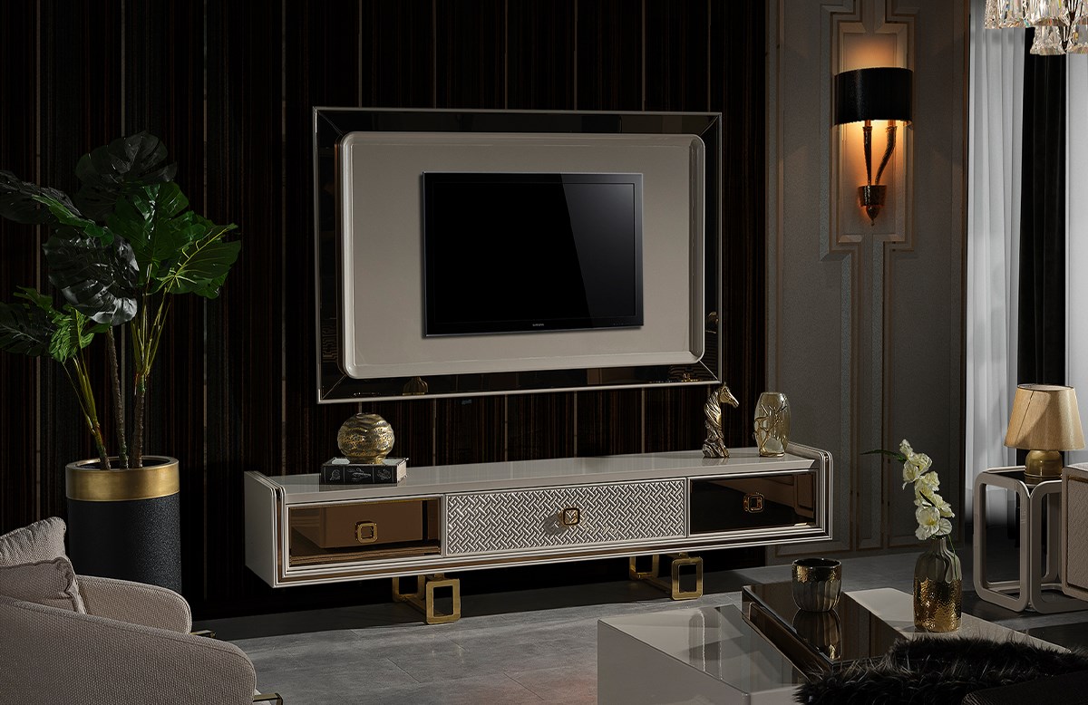 Class GoldİN Tv Ünitesi Kınık Mobilya