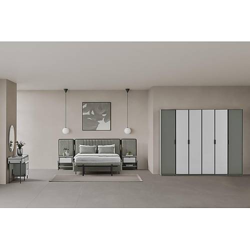 Moka Yatak Odas� & Giyinme Dolab� - Ye�il