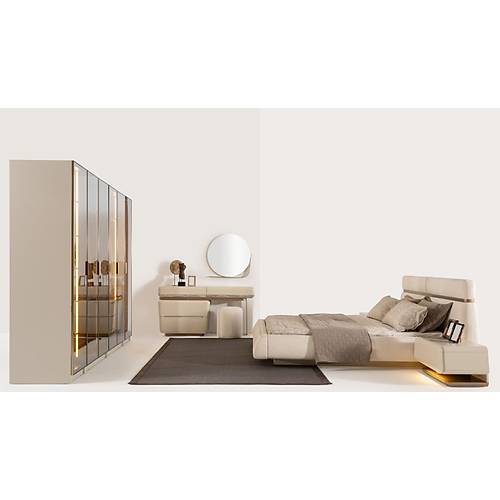 Linda Yatak Odas� & Giyinme Dolab�