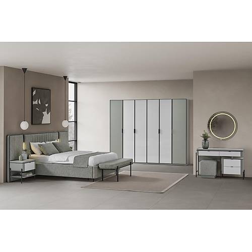 Moka Yatak Odas� & Giyinme Dolab� - Ye�il